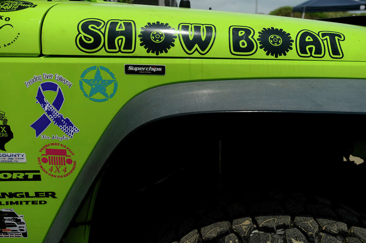 Jeep names and decorations at 'Go Topless' weekend