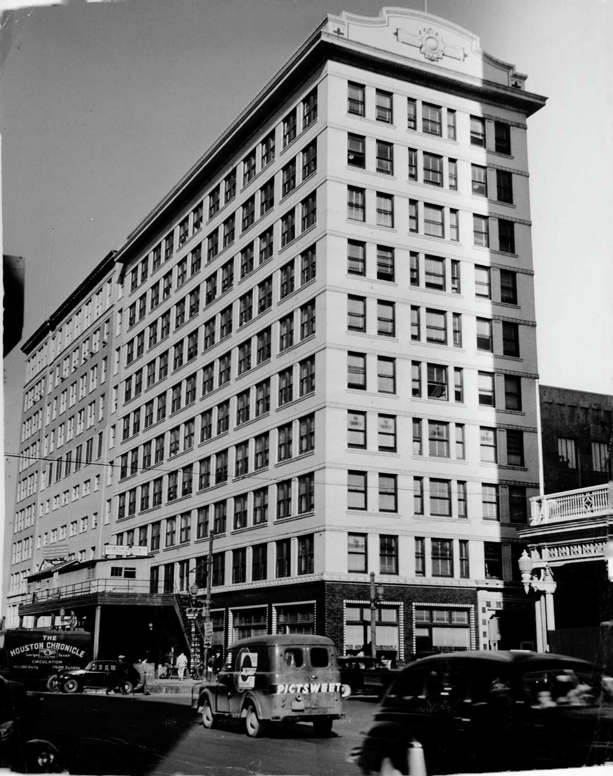 The old Houston Chronicle building is officially gone