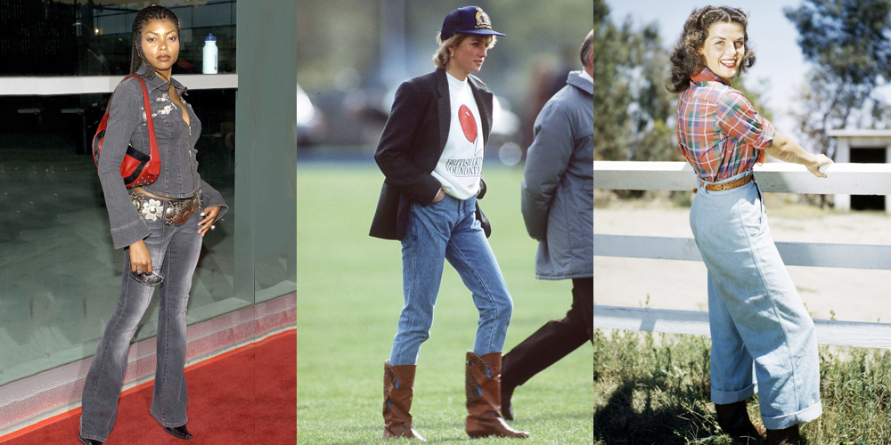 What jeans looked like the year you were born