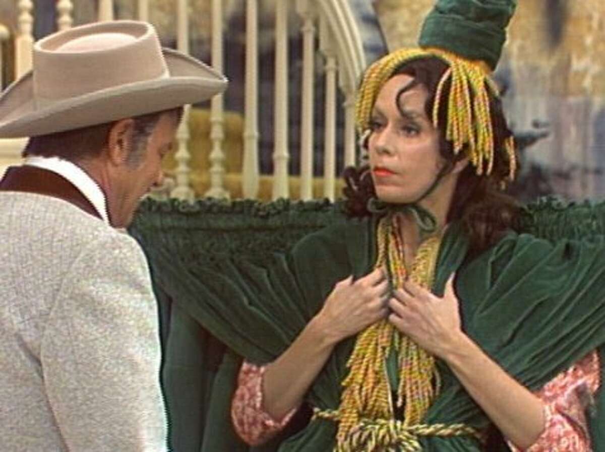 Harvey Korman and Carol Burnett in an undated episode of "The Caroll Burnett Show."
