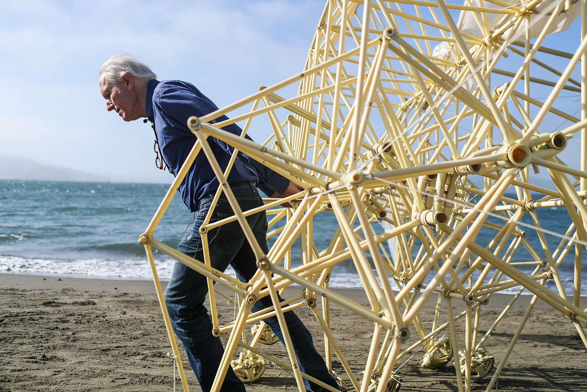 Strandbeest テオ・ヤンセン THEO JANSEN Kinetic Beasts by Theo Jansen | DailyArt Magazine | Art History