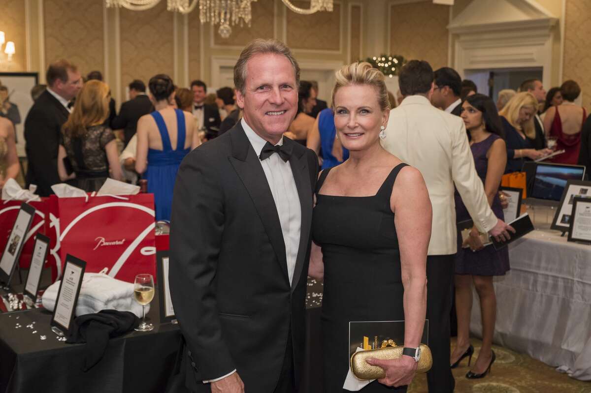 Tom Hipp and Linda Ruderman at the Bruce Museum Renaissance Ball on May 14, 2016. The black tie fundraiser supports education and science initiatives at the Bruce Museum. The event was co-chaired by Felicity Kostakis and Kamie Lightburn. Sachiko and Lawrence Goodman were honored.