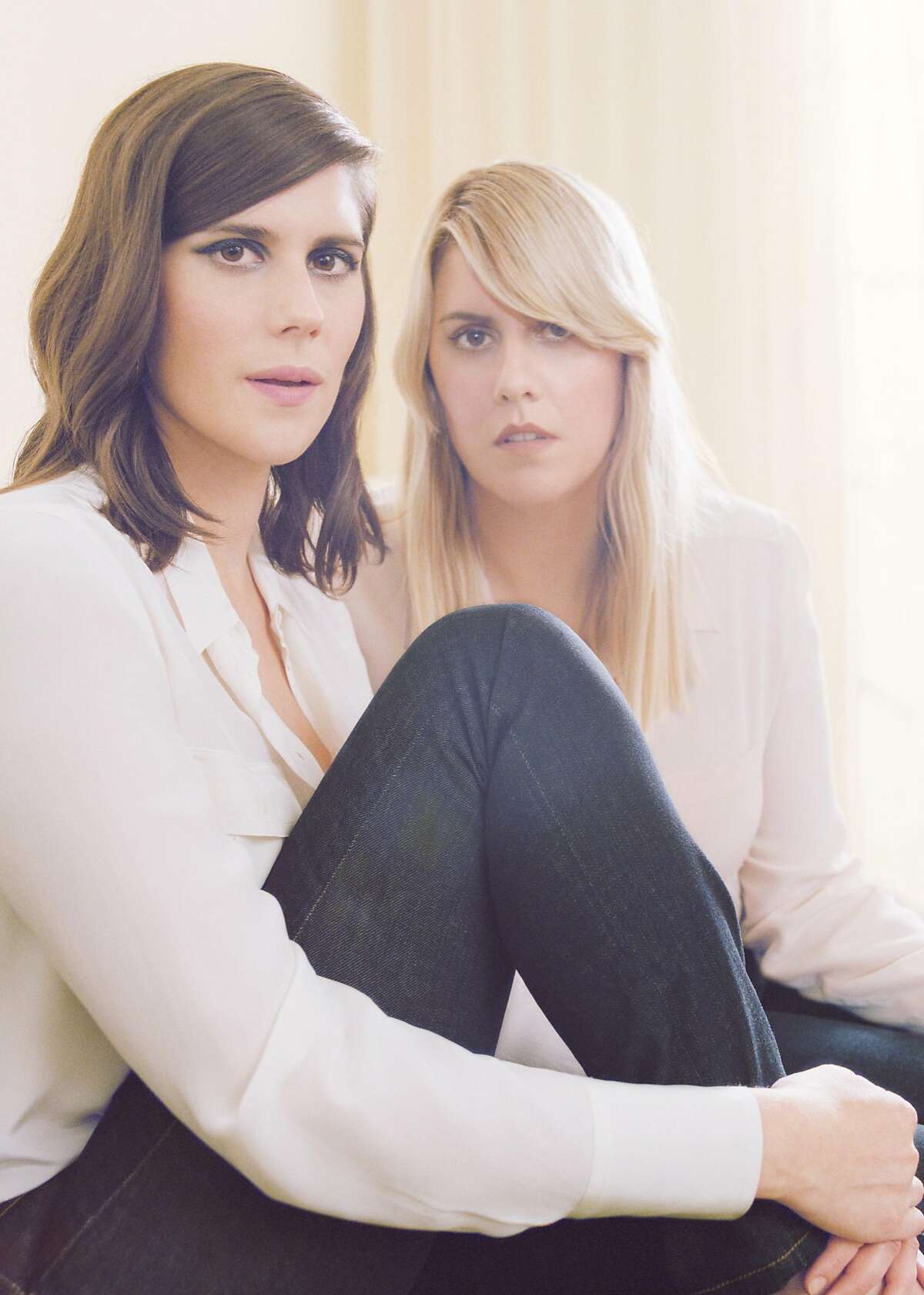 Portrait of Laura and Kate Mulleavy, the sister fashion designers behind the acclaimed label Rodarte.