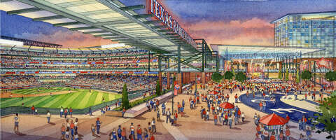 Out Of The Heat Rangers Plan 1b Retractable Roof Stadium Laredo Morning Times