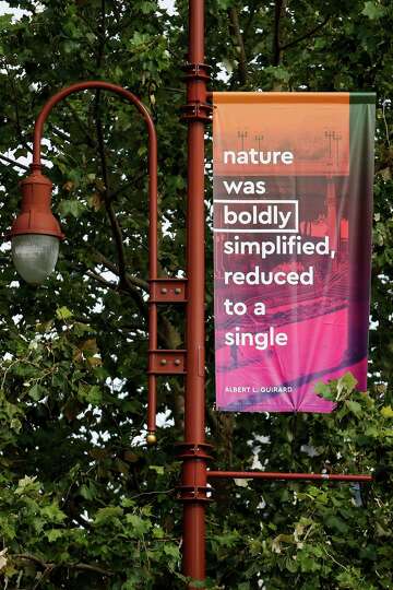 On Downtown Banners Words Capture Soul Of City Houstonchronicle Com