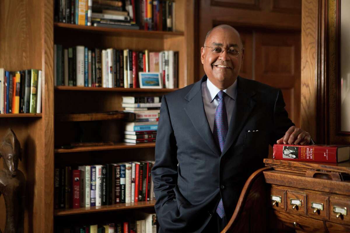 Senator Rodney Ellis is the state senator for Texas' 13th state senate district. Senator Ellis stands in his home office for a portrait, Friday, March 25, 2016, in Houston. ( Marie D. De Jesus / Houston Chronicle )