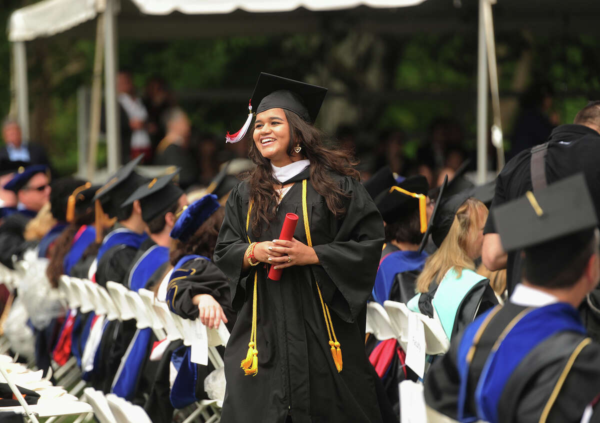 Many ‘degrees’ of celebration at Fairfield U. commencement