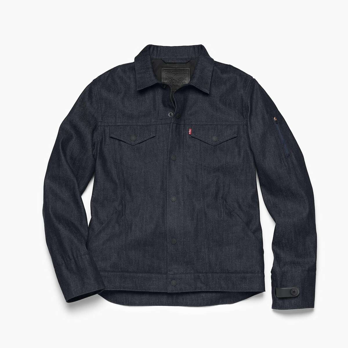 Levi's Google Jacquard trucker jacket, the first collaboration between the tech company and a fashion brand, will hit stores in spring 2017.