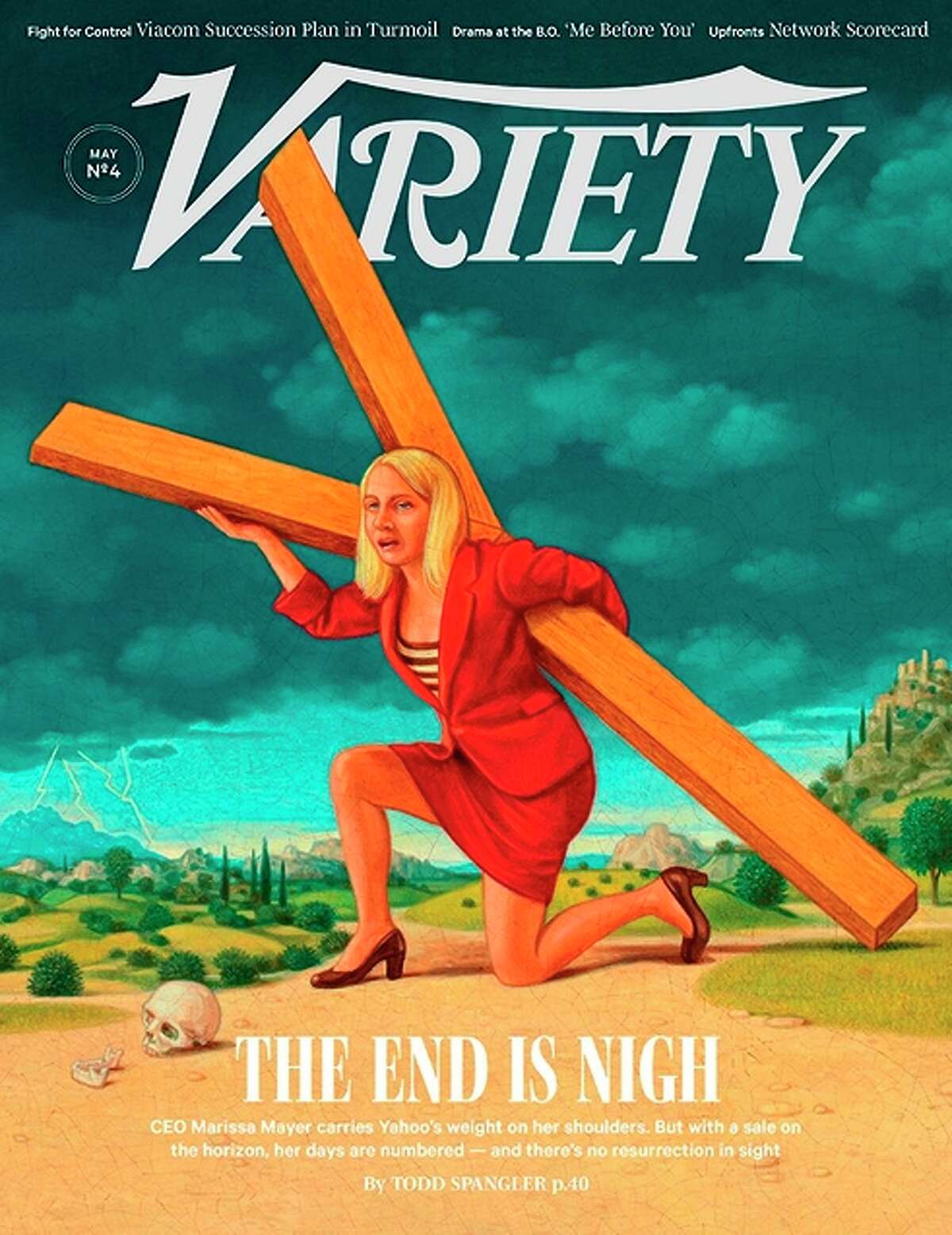 Variety editor Andrew Wallenstein tweeted this upcoming magazine cover on Tuesday, May 24.