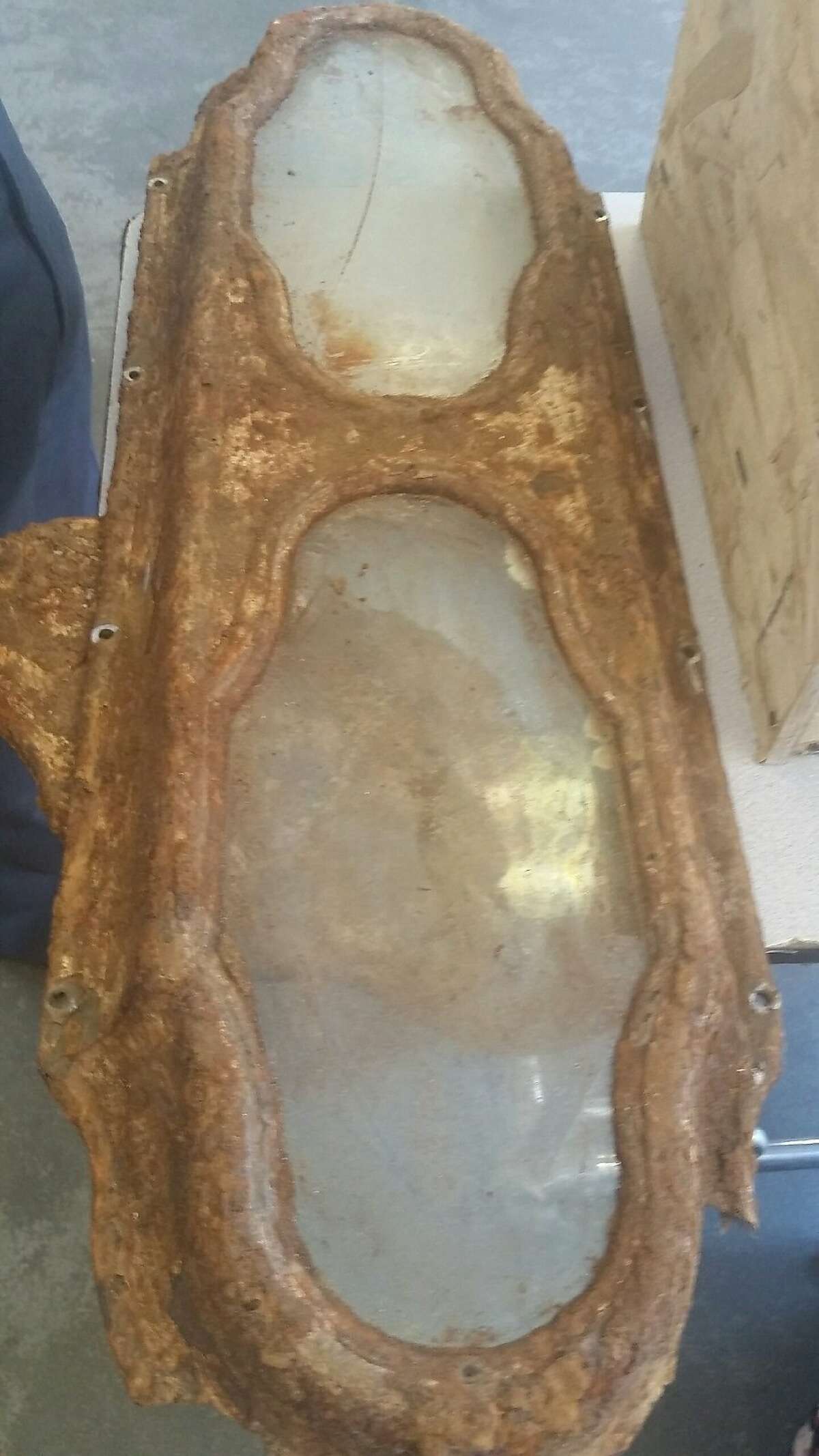 The coffin of a little girl, found buried beneath a San Francisco home.