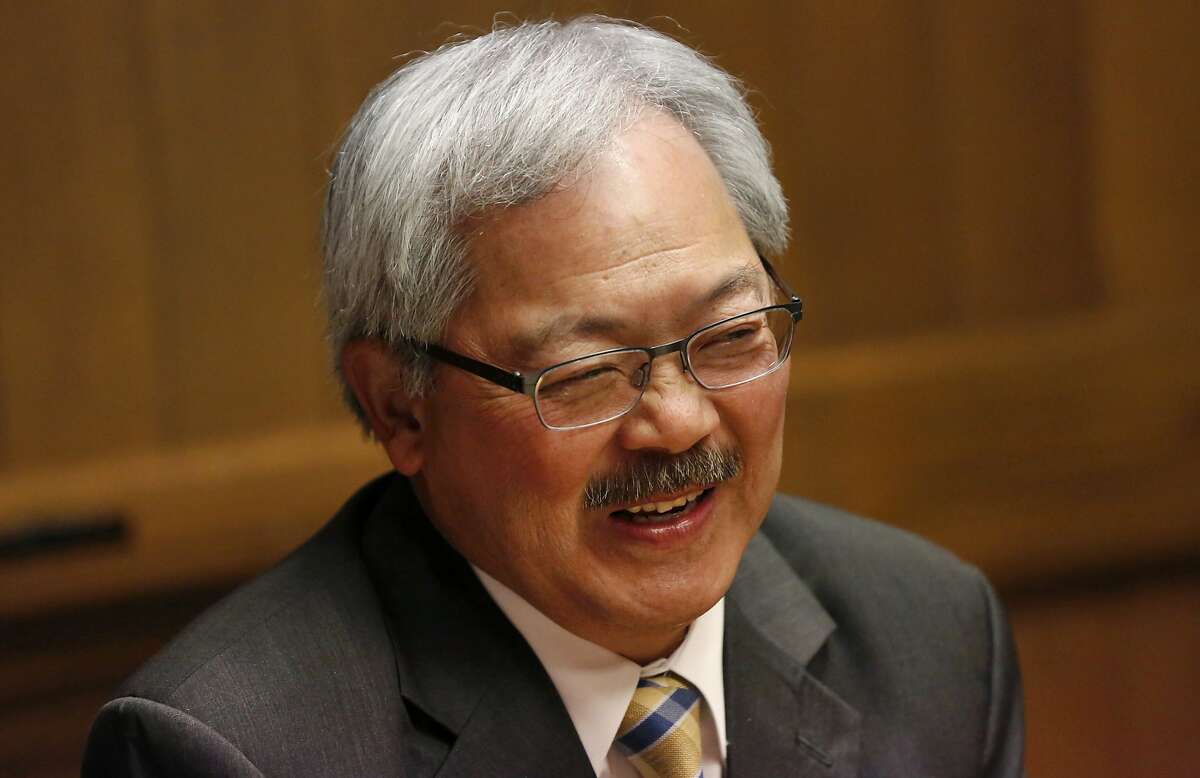 Mayor Ed Lee discusses various aspects of the current state of the city and his plans to resolve issues during a meeting with the San Francisco Chronicle's Editorial Board May 26, 2016 in San Francisco, Calif.