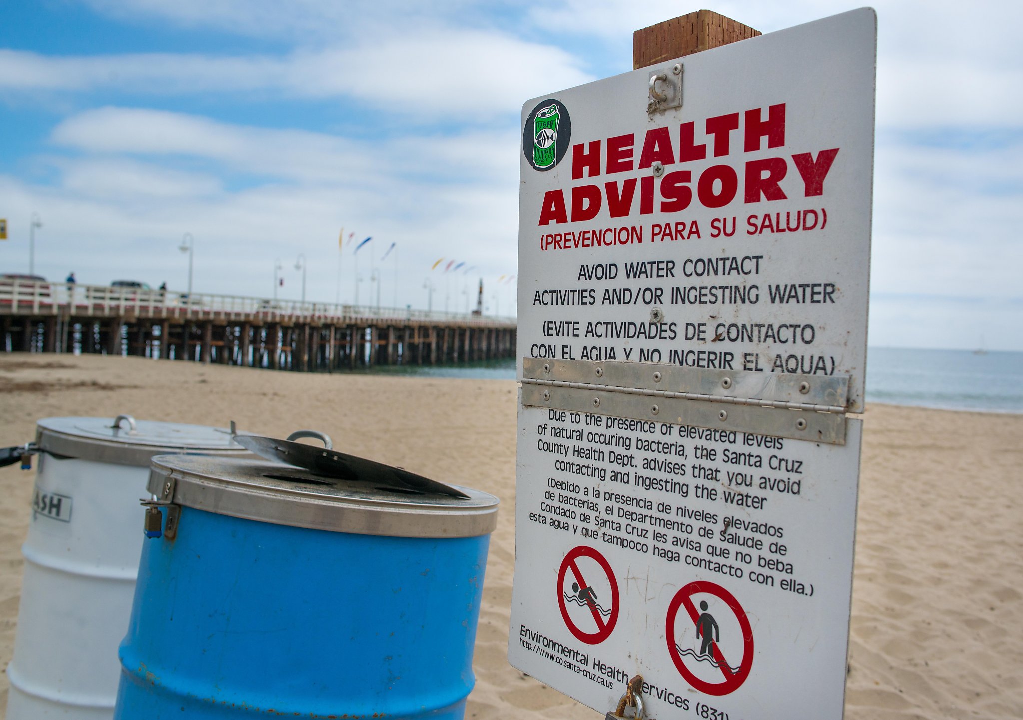 Santa Cruz beach ranked worst in water quality in California