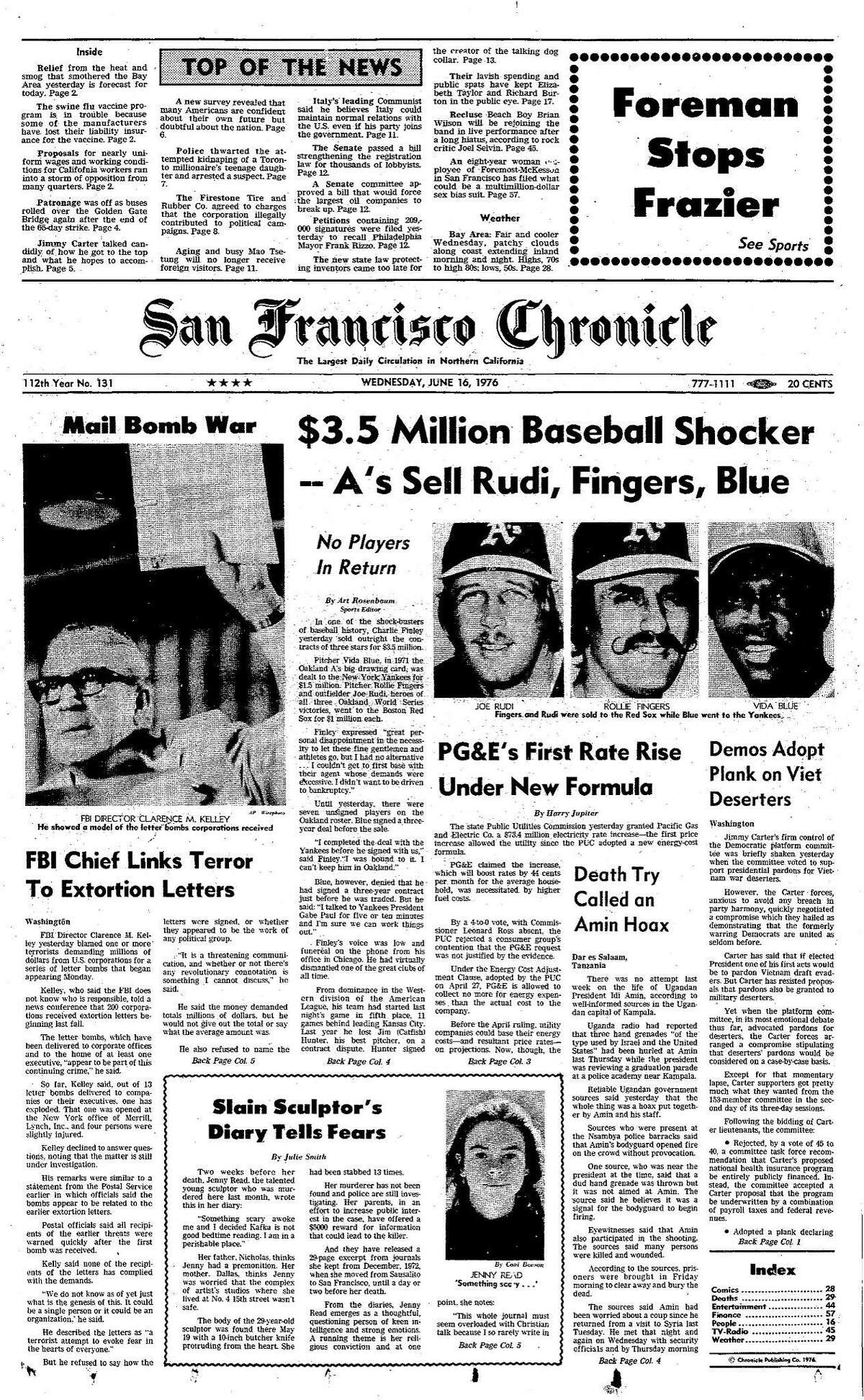 When Oakland A's owner Charlie Finley pulled out all the stops for Opening  Day