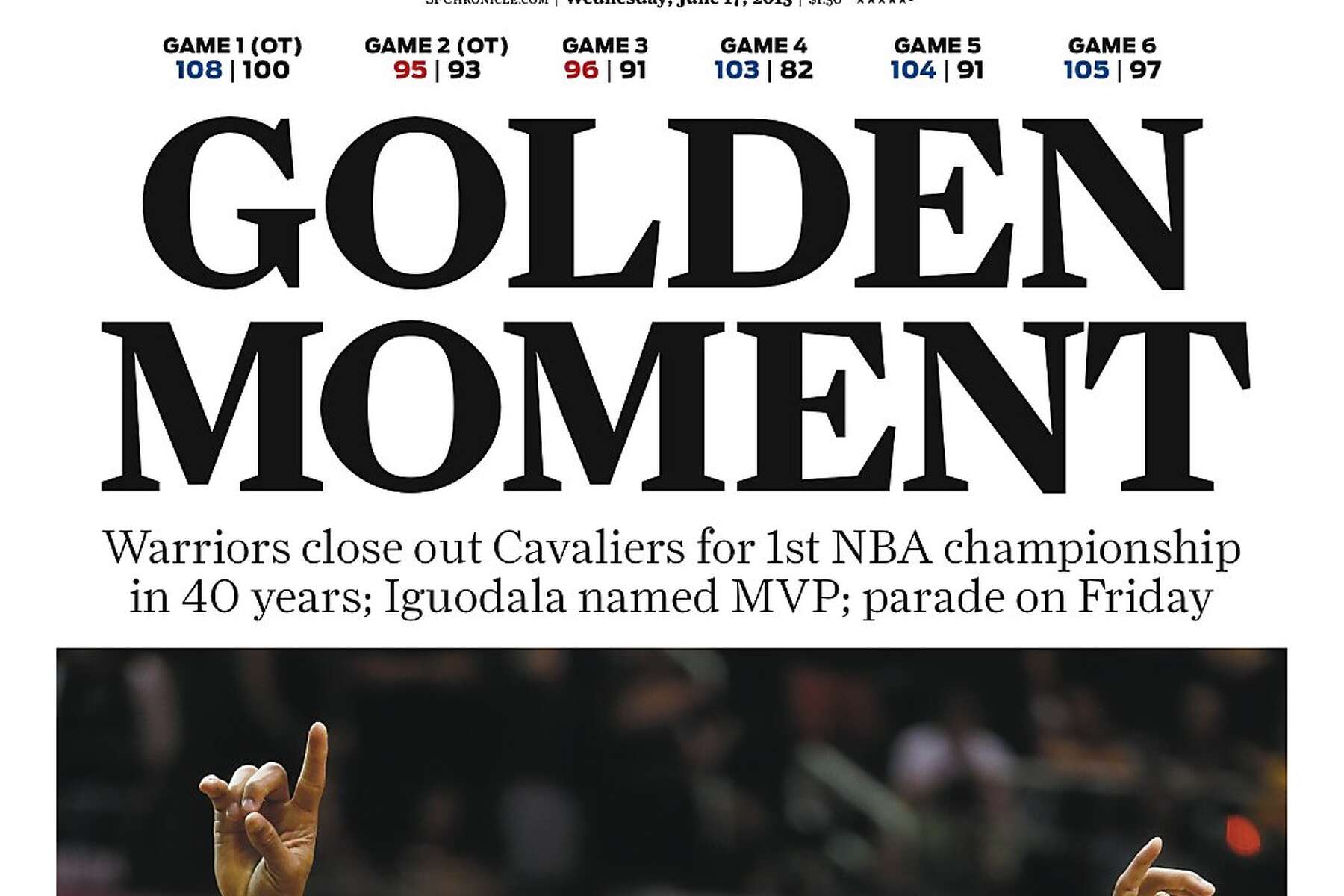 Chronicle Covers A Look Back At The 15 Warriors Title Front Page
