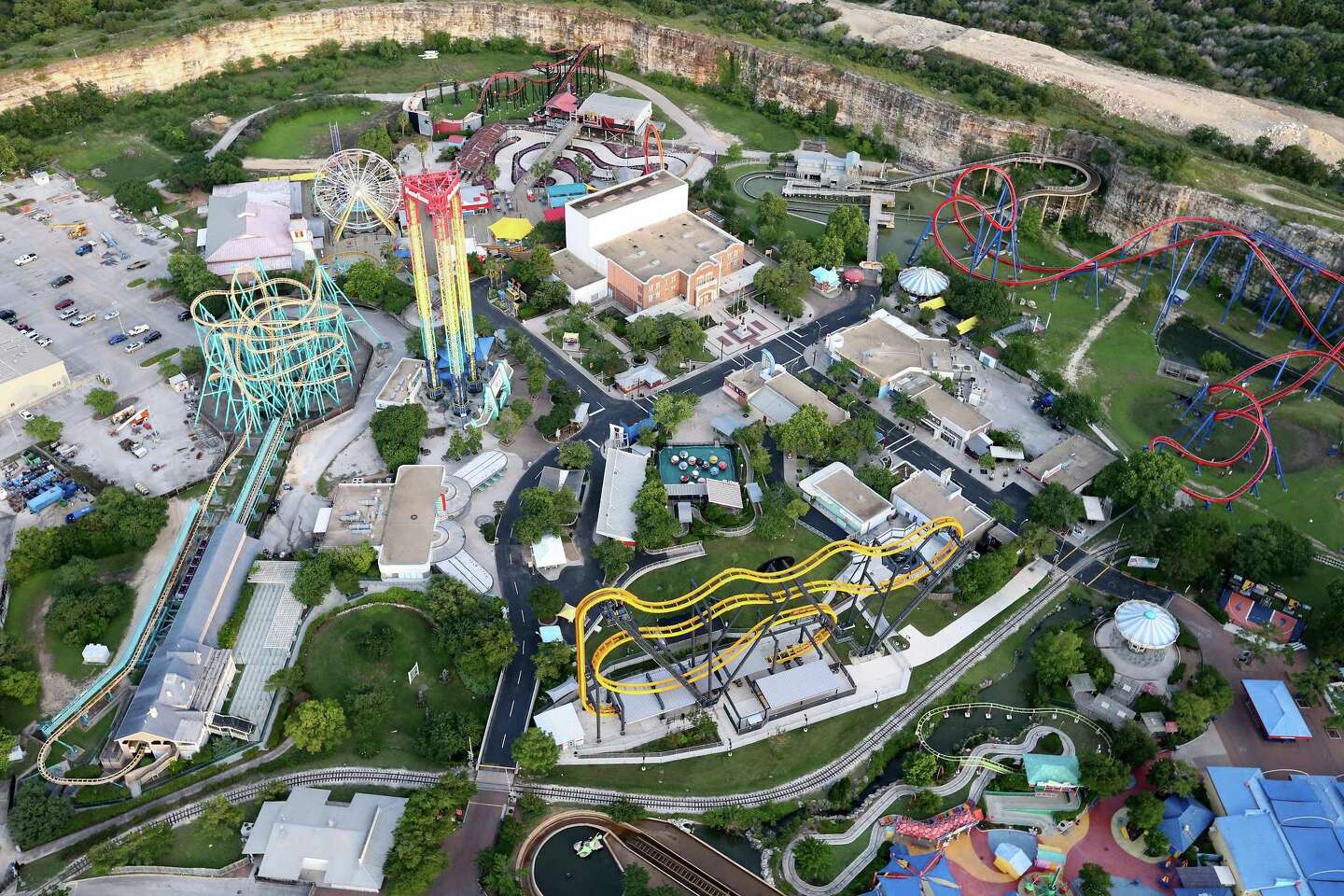 Over 25 years ago, Six Flags Fiesta Texas was just a quarry