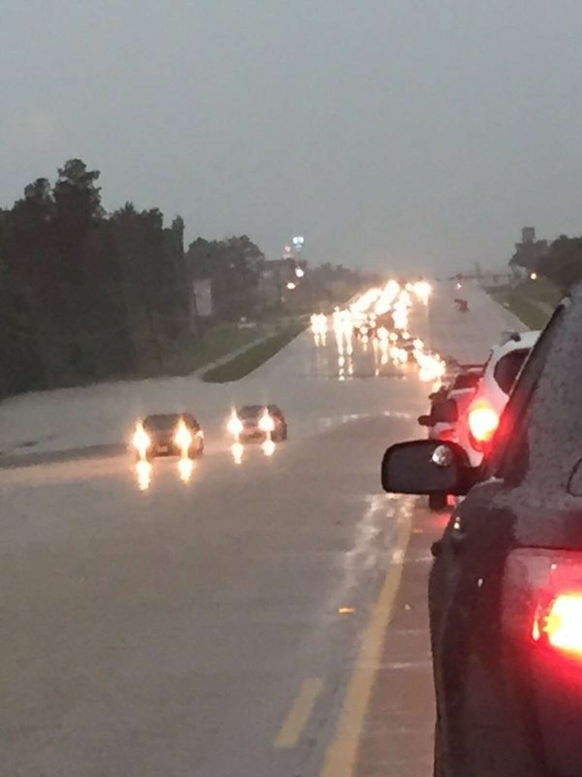 Storms bring thunder, lightning and road closures in Houston area