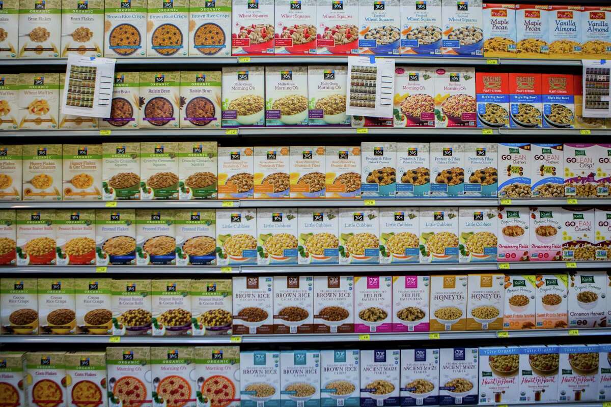 Wide selection of cereals at the new Whole Foods Market store on 11041 Westheimer Road. Friday, May 27, 2016, in Houston. ( Marie D. De Jesus / Houston Chronicle )