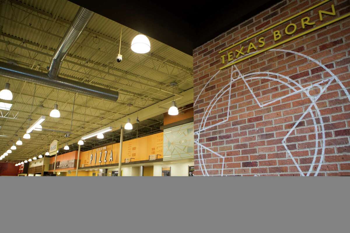 Texas Born decorative wall on the new Whole Foods Market store on 11041 Westheimer Road. Friday, May 27, 2016, in Houston. ( Marie D. De Jesus / Houston Chronicle )