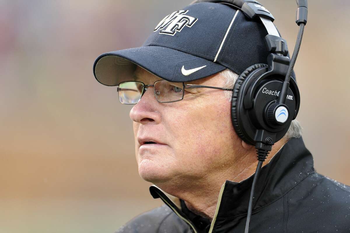 Former Wake Forest coach Jim Grobe reportedly will take over at Baylor as the interim coach for the 2016 season. He last coached in 2013 with the Demon Deacons. Click through the gallery for a timeline of the Baylor football scandal.