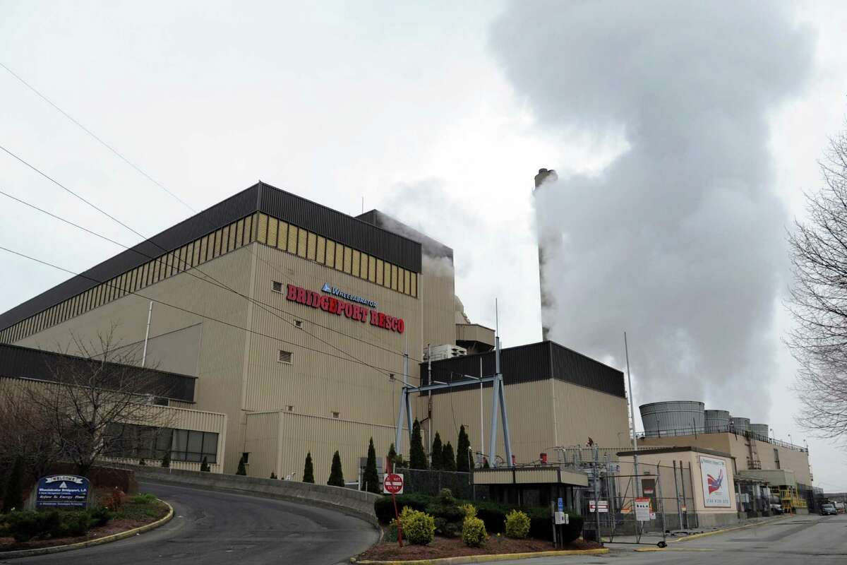 The Bridgeport RESCO Company on Howard Avenue in Bridgeport. The trash to energy plant converts municipal solid waste into kilowatt-hours of clean energy. On May 31, 2016, a fire damaged one of the boilers in the plant.