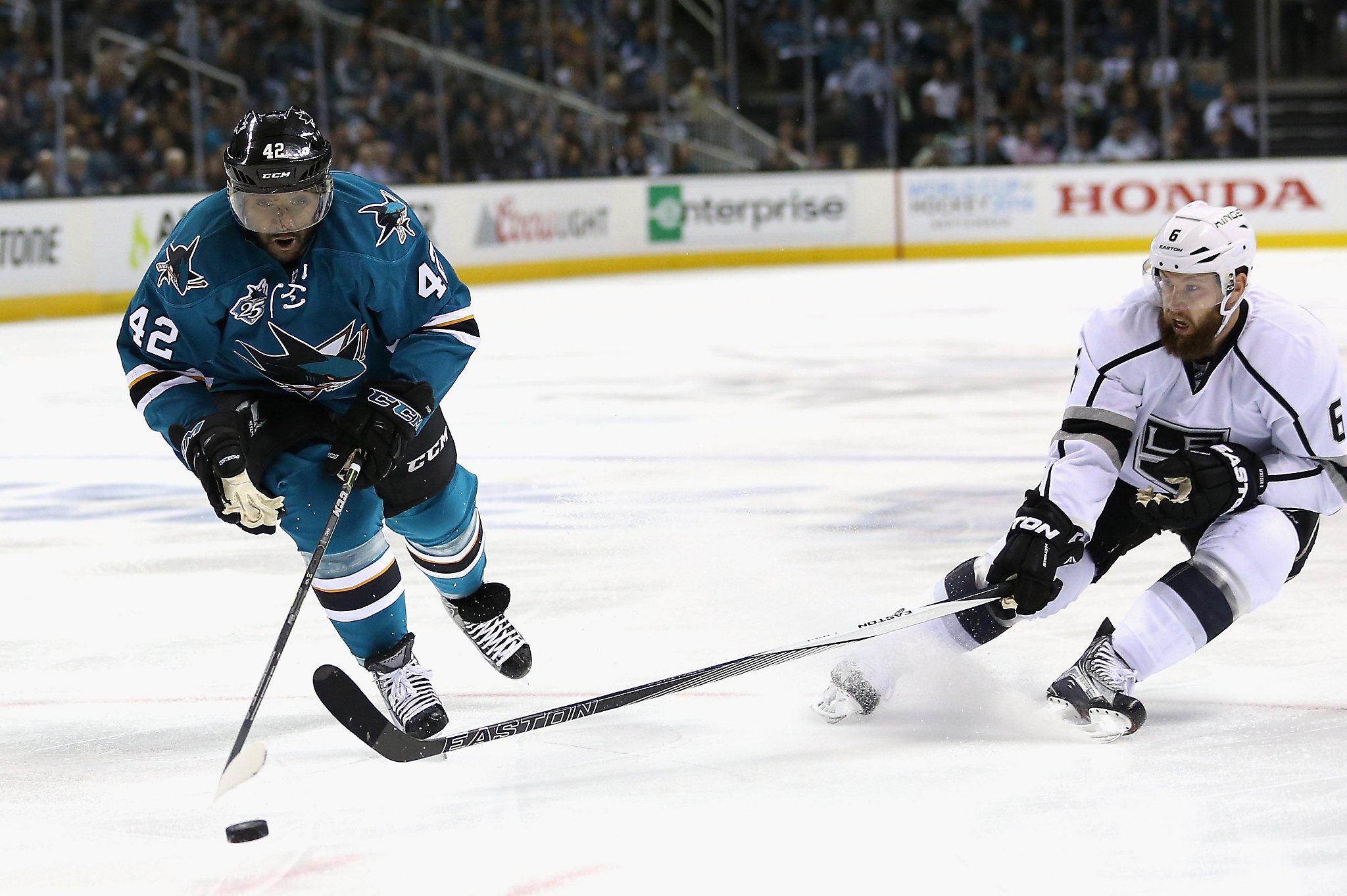 San Jose Sharks hope Joel Ward can shine in NHL playoffs once again -  Working the Corners