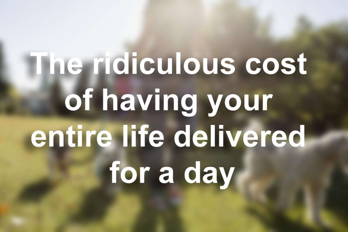 The ridiculous cost of having your entire life delivered for a day