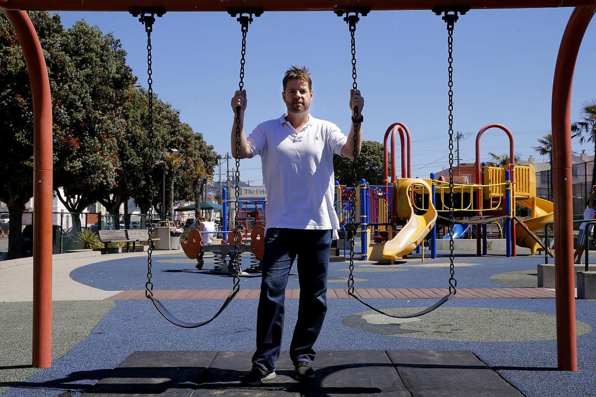 Supervisor Mark Farrel at the South Sunset Playground, in San Francisco, Calif. on Sat. September 19, 2015. San Francisco Supervisor Mark Farrell will formally introduce a ballot initiative for the June 2016 ballot that will guarantee over $350 million of new dollars for the Recreation and Parks department.