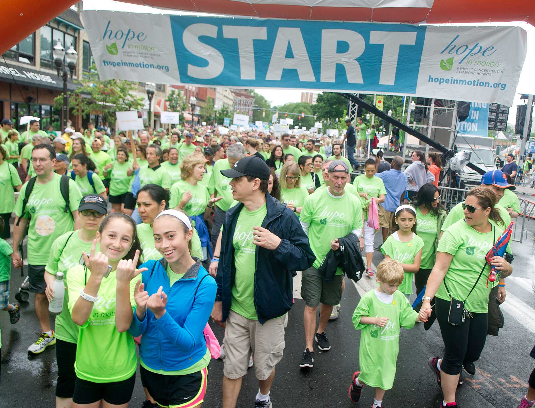 Stamford hospital s fundraising walk draws thousands