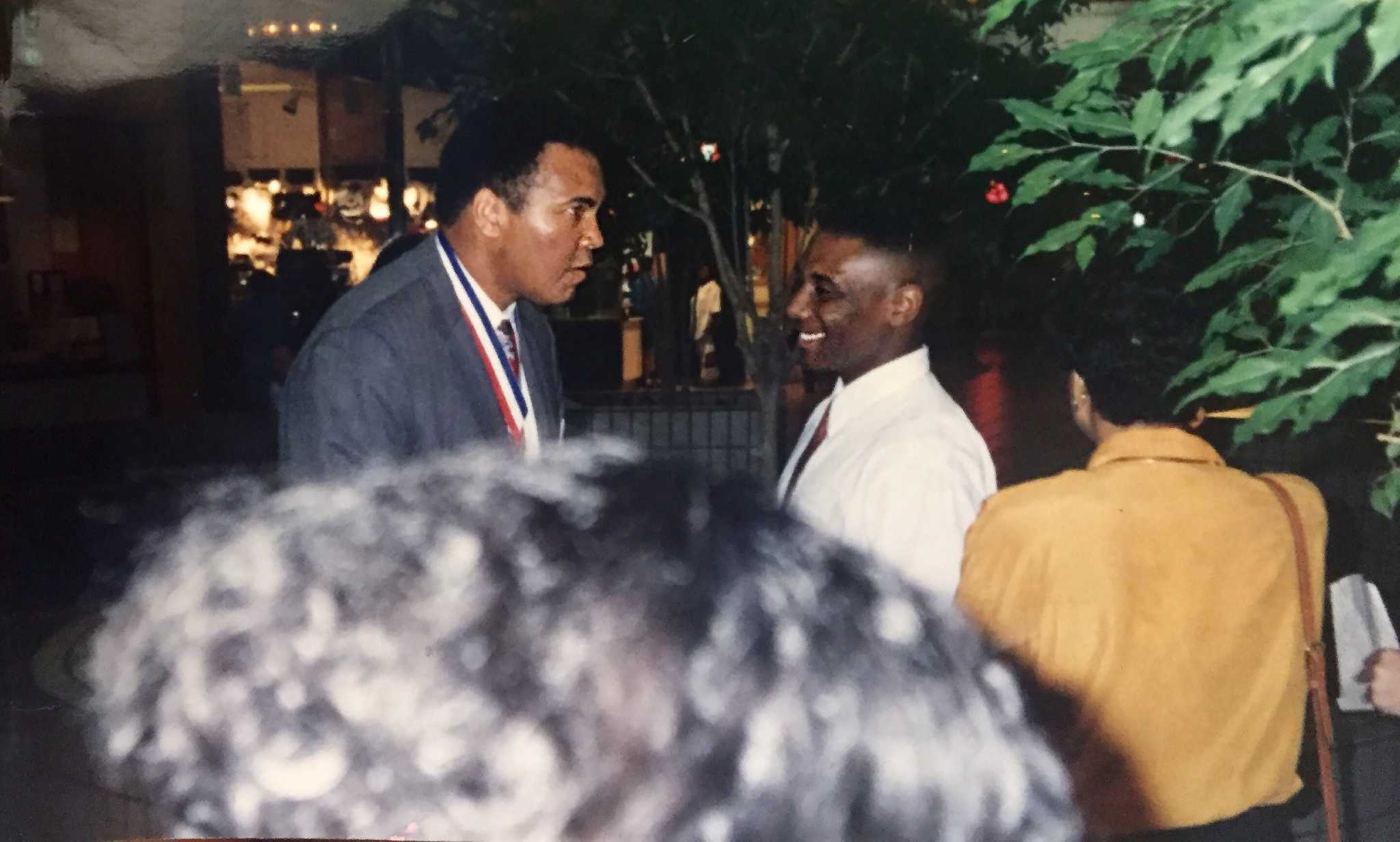 In 1994, Muhammad Ali visited Kountze to help community