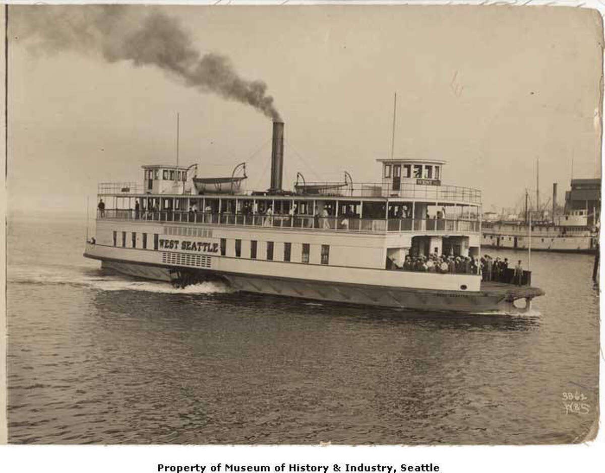 Вест паром. SS California 1907.