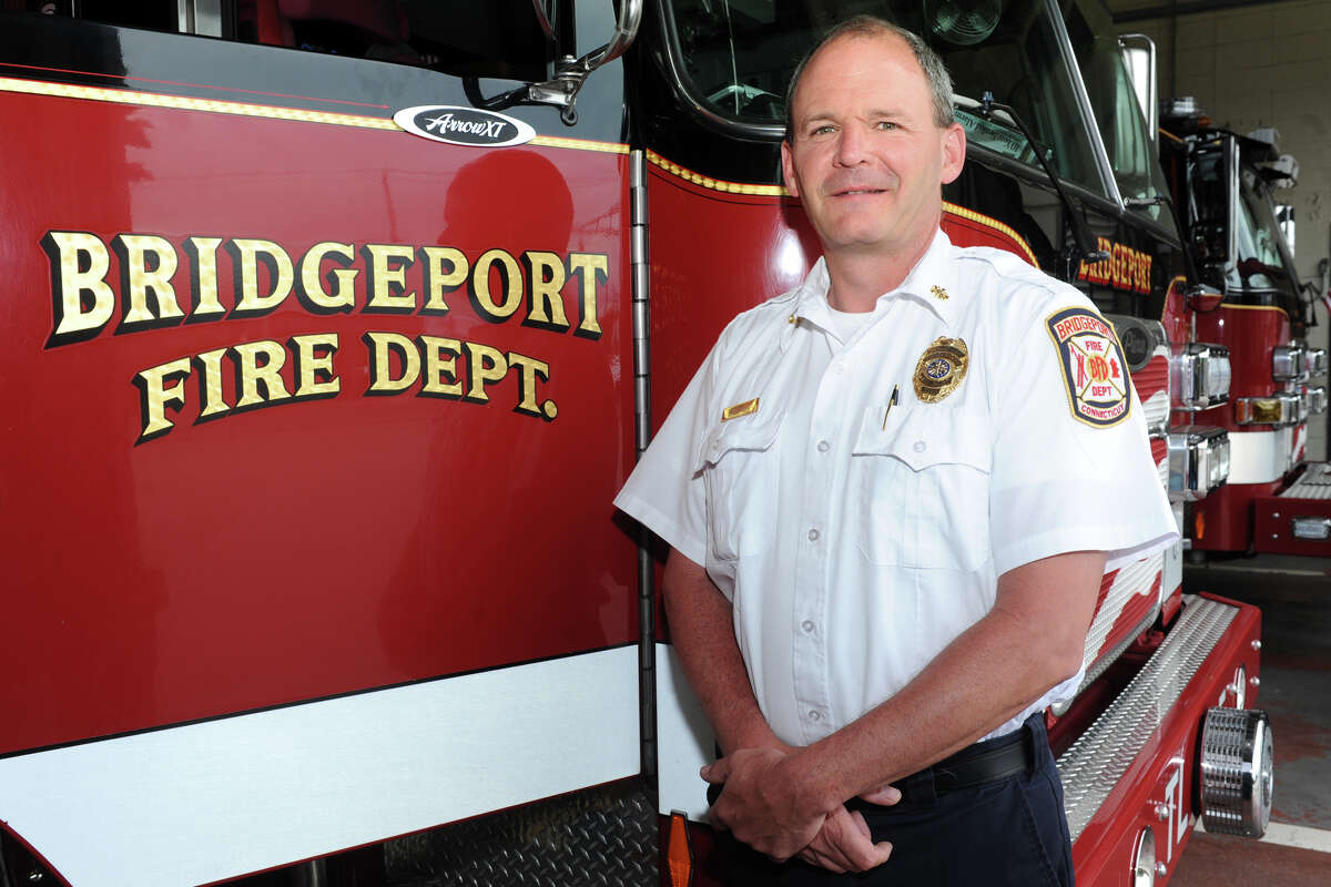 Richard Thode has been named provisional Fire Chief of the Bridgeport Fire Department, June 8, 2016.