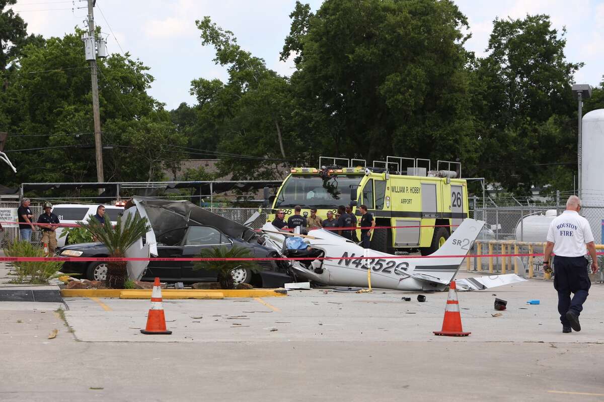 Surveillance video captures plane crash that left three dead near