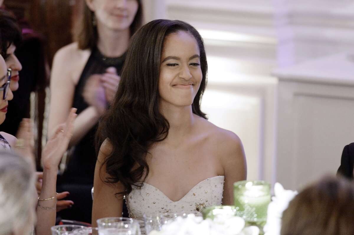 Malia Obama attends a State Dinner at the White House March 10, 2016 in Washington, D.C. Hosted by President and First Lady Obama, the dinner is in honor of Prime Minister Justin Trudeau and First Lady Sophie Gregoire Trudeau of Canada.