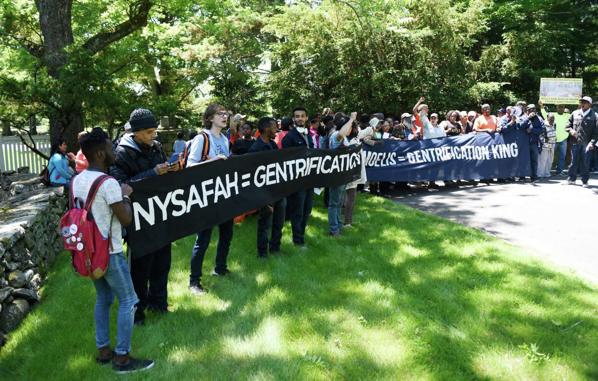 Greenwich protesters target N.Y. affordable housing