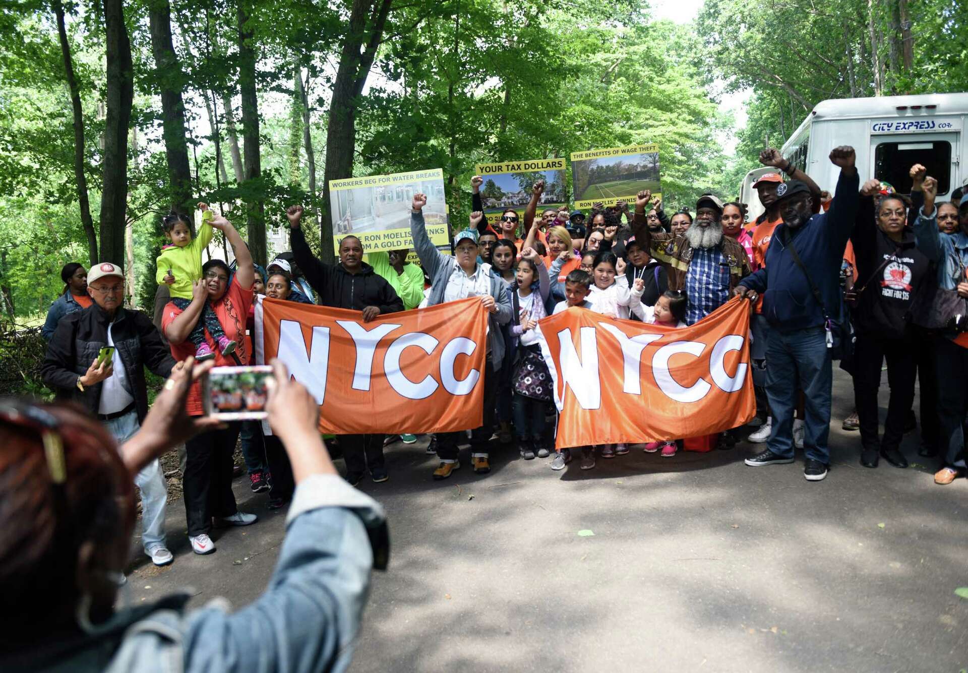 Greenwich protesters target N.Y. affordable housing