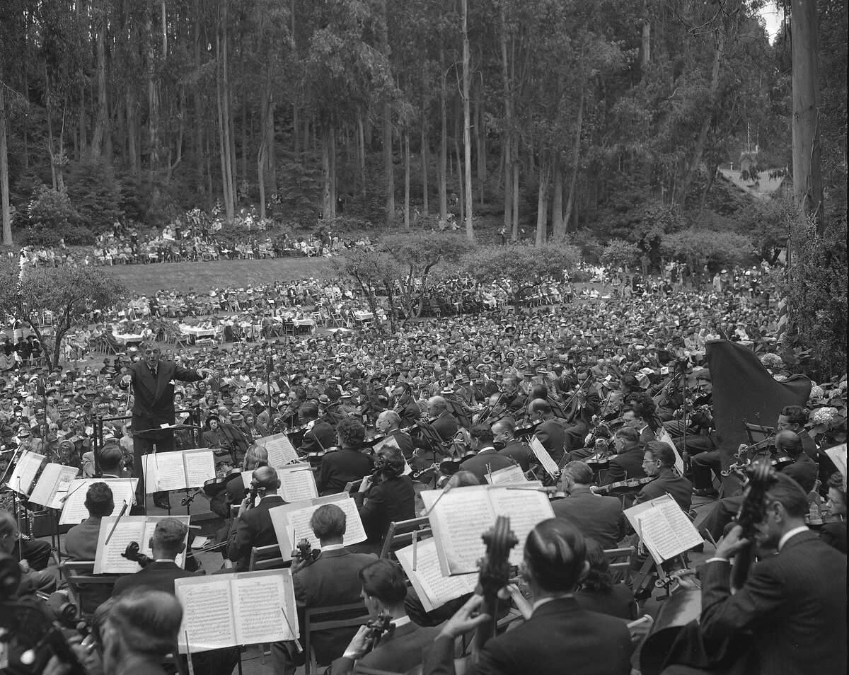A free concert at Sigmund Stern Grove June, 1948