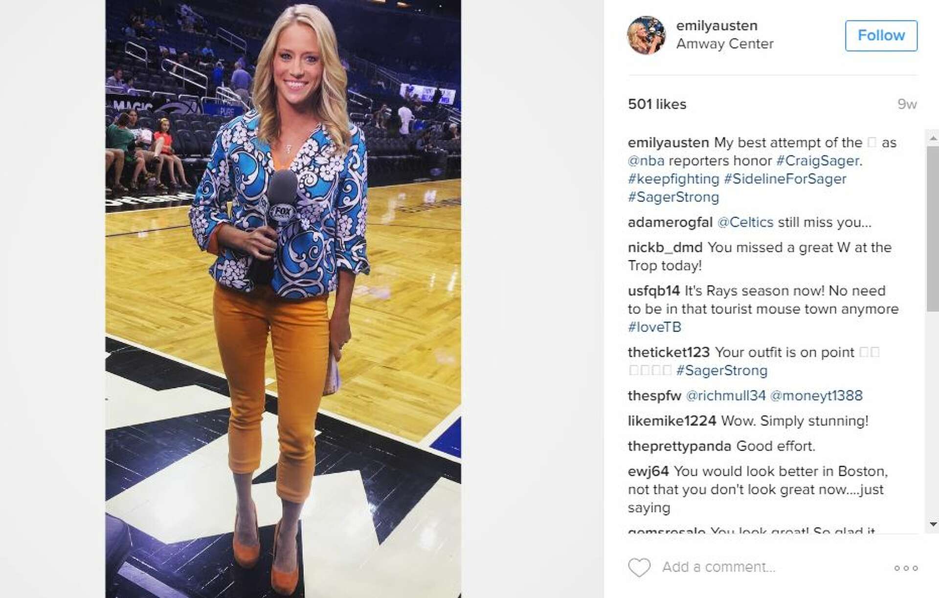 FOX Sports reporter Emily Austen was trying to be funny, issues apology  for racist remarks