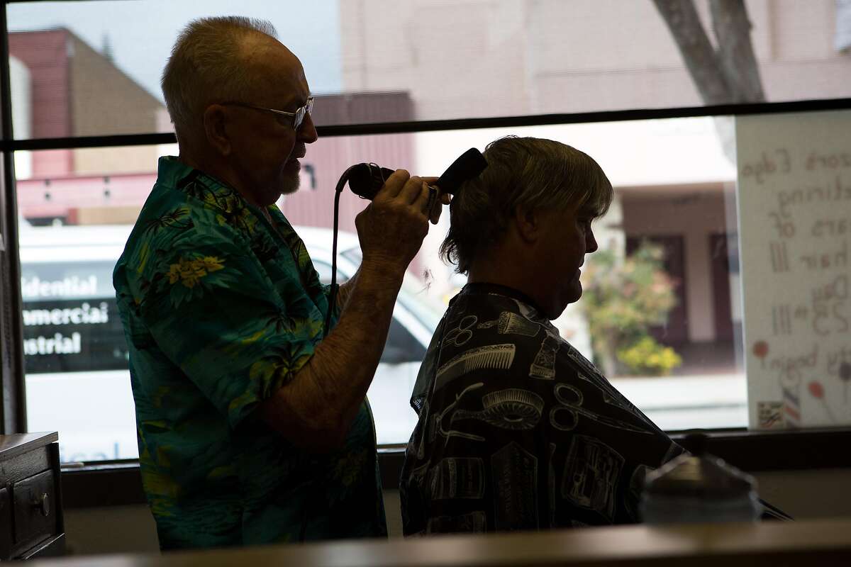 He didn’t cut it short Barber hanging it up after 60 years