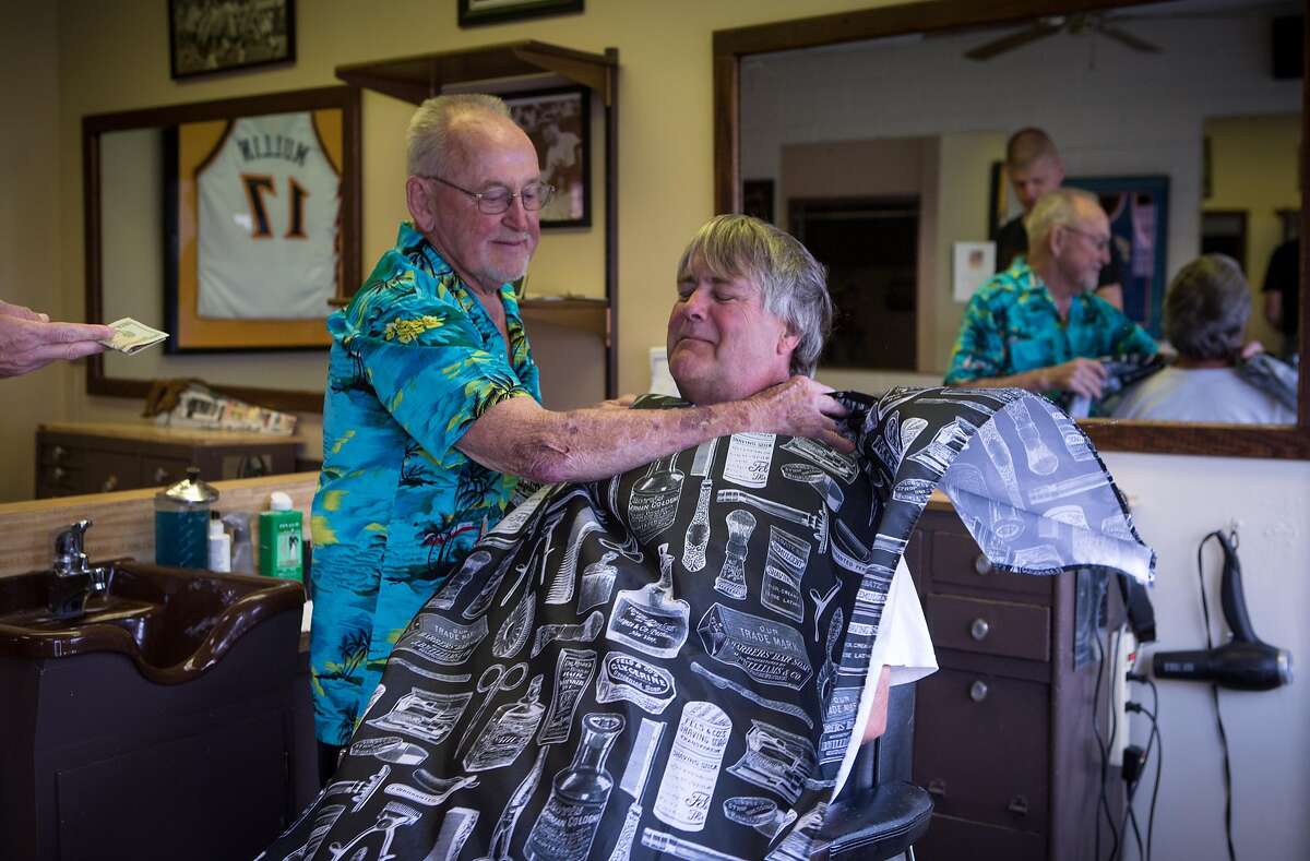 He didn’t cut it short Barber hanging it up after 60 years