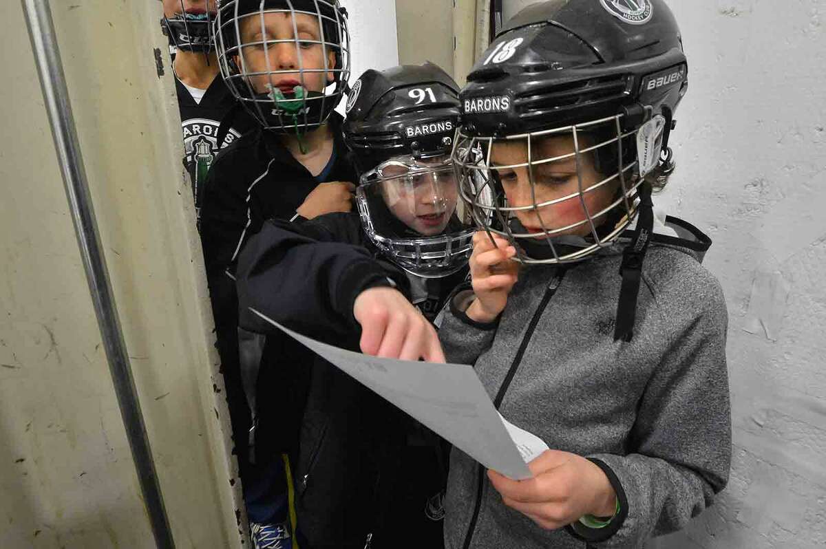Hour Photo/Alex von Kleydorff NY Rangers current players and alumni hold hockey clinics and take to the ice at SONO Ice House with 'NY Rangers Assist' program to benefit Hockey in Norwalk Foundation