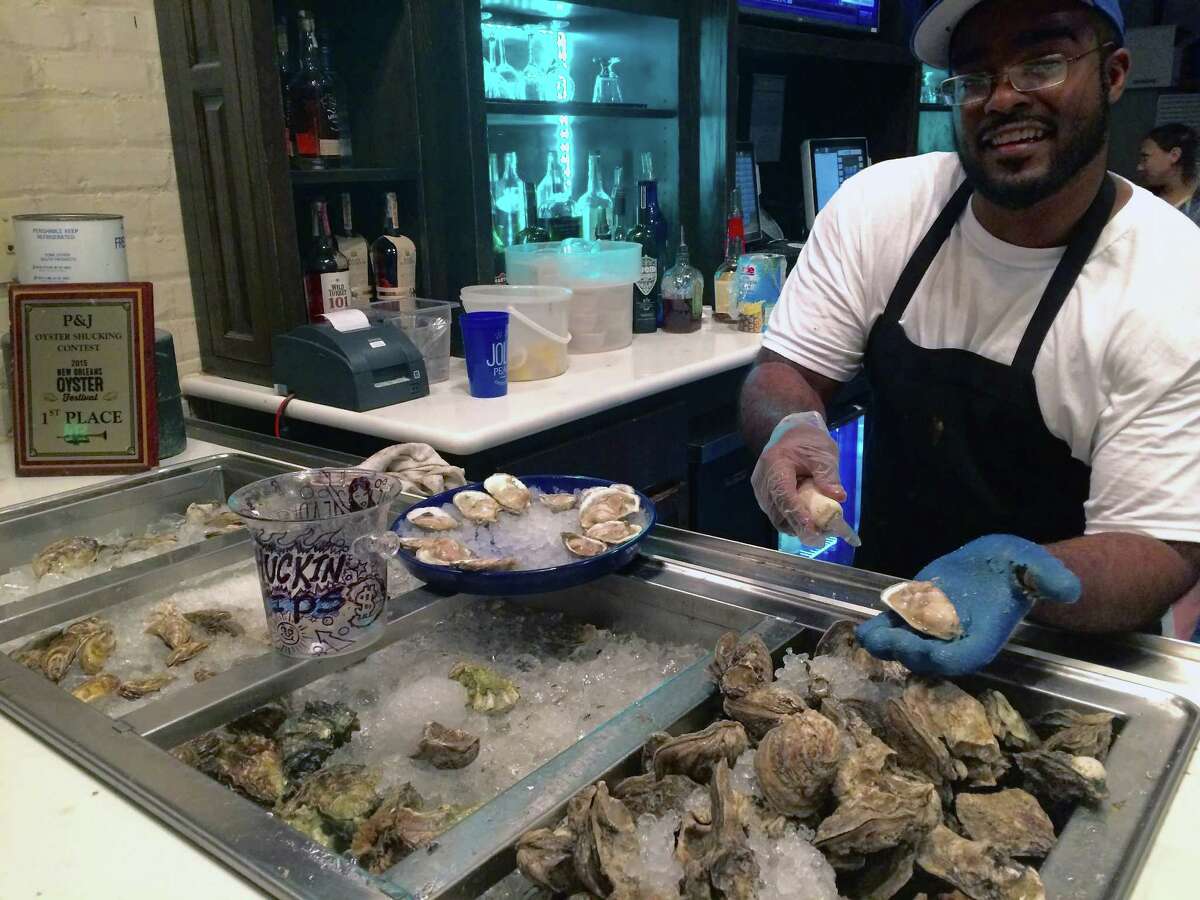 Jolie Pearl in downtown Baton Rouge specializes in oysters.