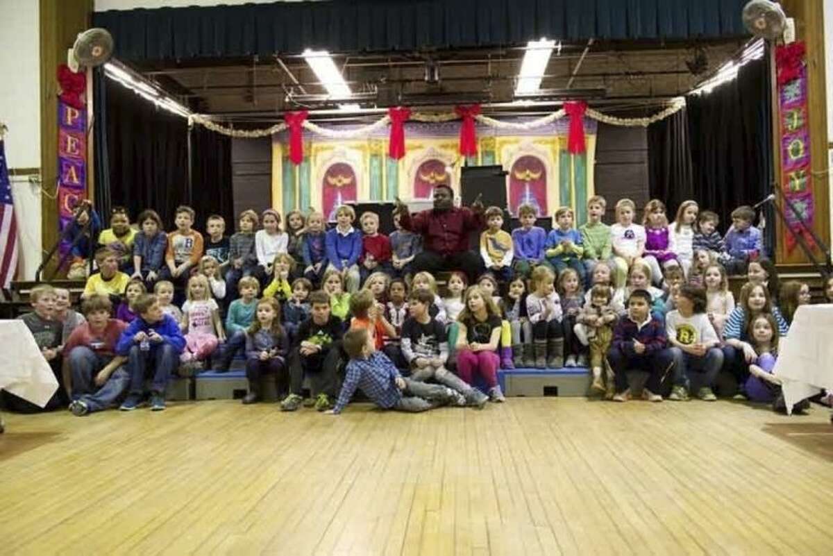 Submitted photos Over 150 kids and adults attended Heritage Night at Rowayton Elementary School on Feb. 6.