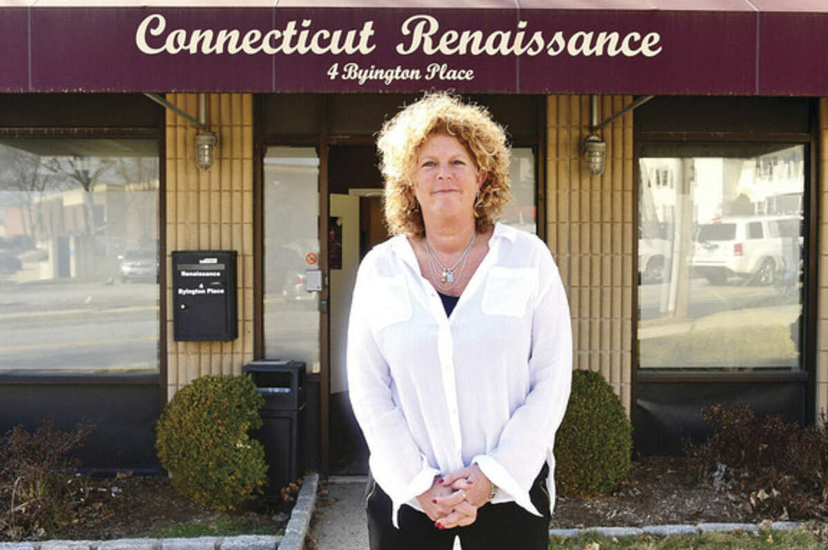 Hour photo/Erik Trautmann Melodie Keene, a case worker at Connecticut Renaissance Norwalk Out Patient Clinic, says the program allows patients the opportunity to take immediate action in beginning treatment.