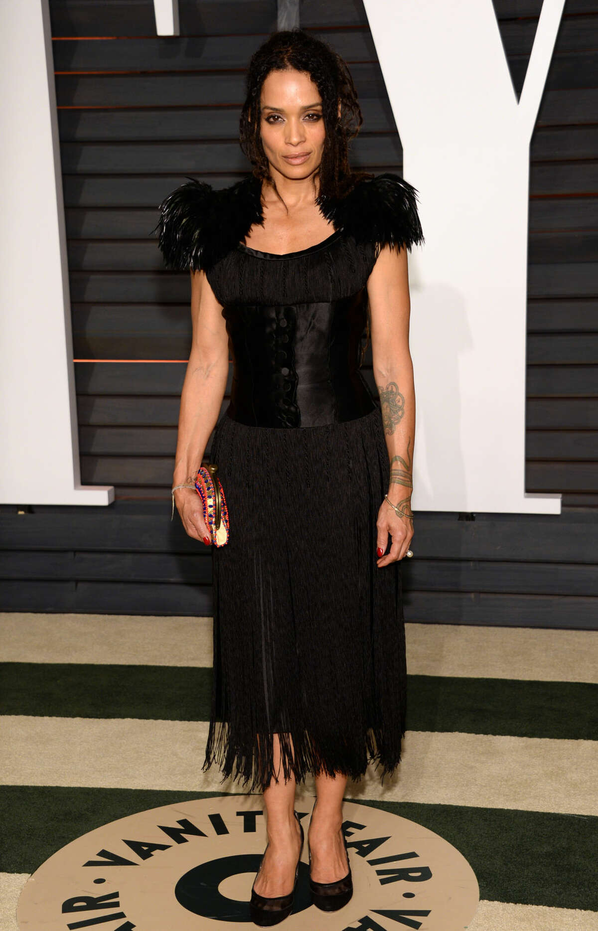 Lisa Bonet arrives at the 2015 Vanity Fair Oscar Party on Sunday, Feb. 22, 2015, in Beverly Hills, Calif. (Photo by Evan Agostini/Invision/AP)