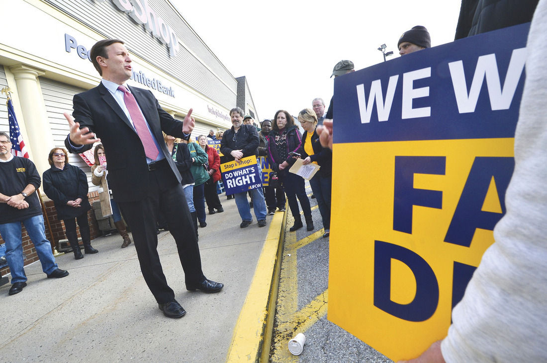 Discaya Stop Rally Rally held outside of Stop & Shop for better wages and benefits