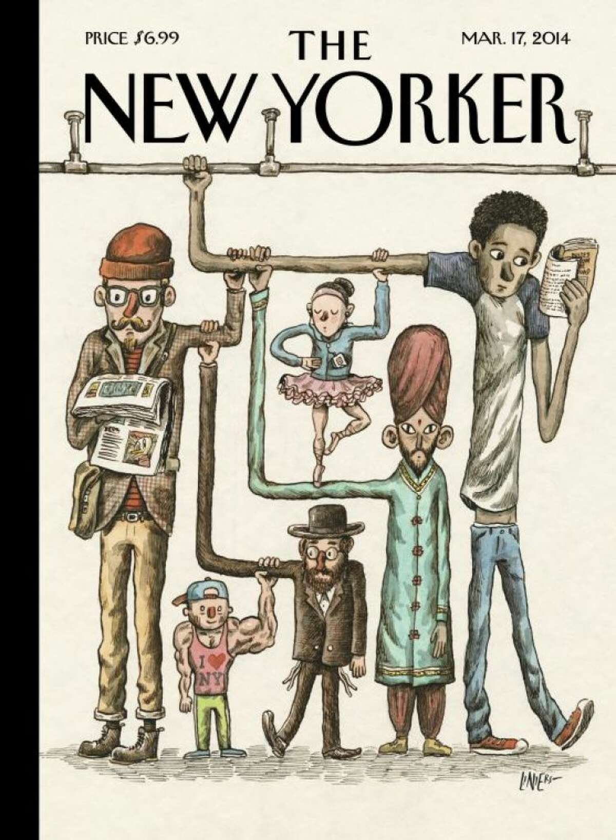 The March 17 cover of The New Yorker