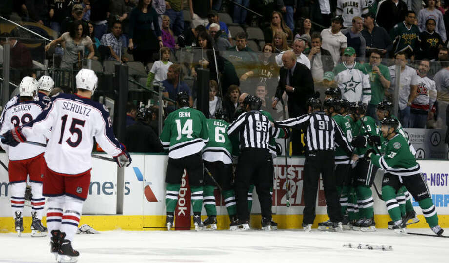 Nhl Game Called Off When Peverley Falls Ill The Hour