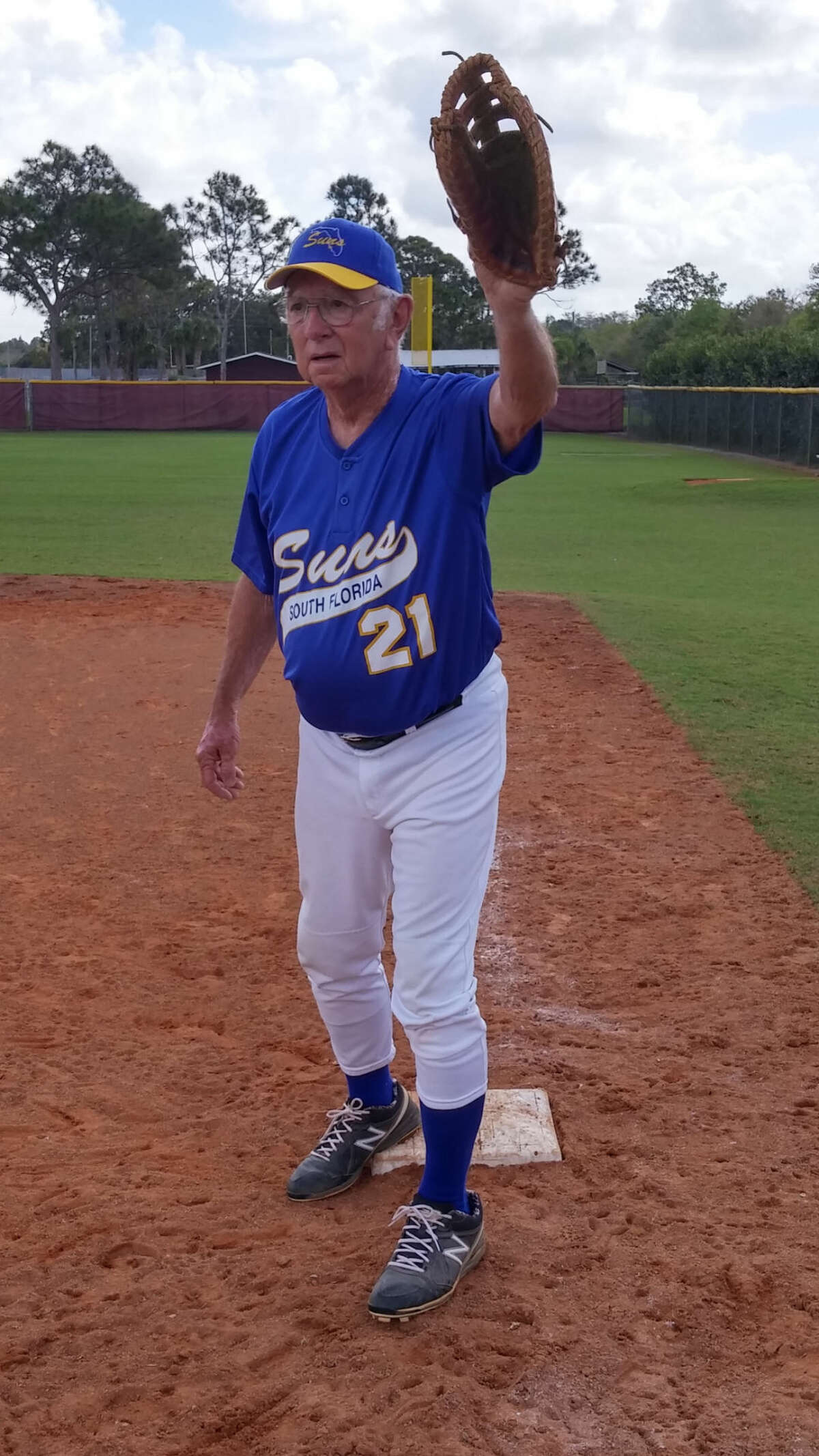 Norwalk native and former City League player Dave Power, a few weeks shy of his 77th birthday, has played baseball for 62 consecutive years. (Contributed Photo)