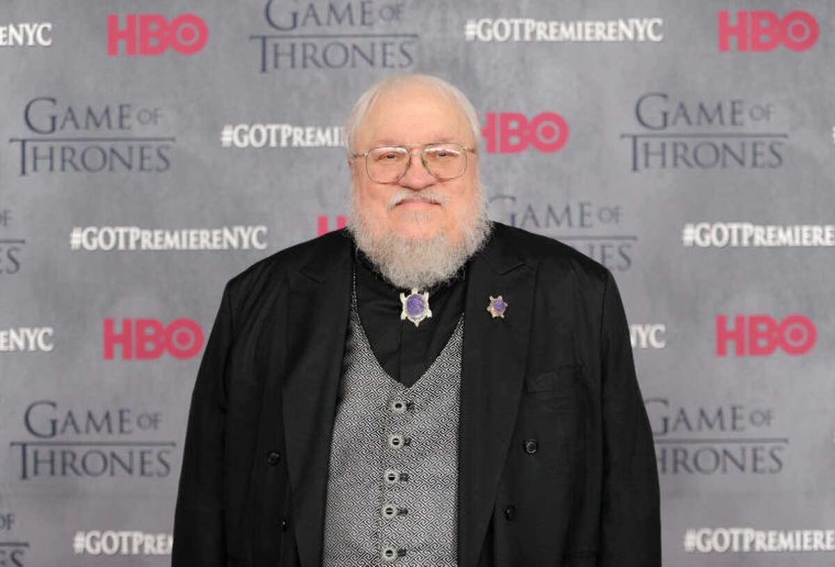 Author and co-executive producer George R. R. Martin attends HBO's "Game of Thrones" fourth season premiere at Avery Fisher Hall on Tuesday, March 18, 2014 in New York. (Photo by Evan Agostini/Invision/AP)