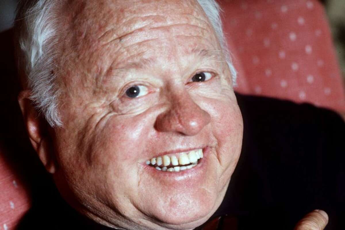 FILE - Entertainer Mickey Rooney is shown in this May 1987 file photo. Rooney, a Hollywood legend whose career spanned more than 80 years, has died. He was 93. Los Angeles Police Commander Andrew Smith said that Rooney was with his family when he died Sunday, April 6, 2014, at his North Hollywood home. (AP Photo/File)